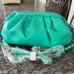 Badgley Mischka Turquoise Shoulder Bag